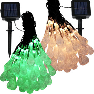 Best Boone Solar Powered 30 Light String Light By The Holiday Aisle Outdoor Lighting Boone Solar Powered 30 Light String Light By The Holiday Aisle Outdoor Lighting