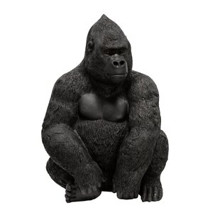 Brass Gorilla Figurine Statue Wild Animal Gorilla Figurines Decoration Ornament