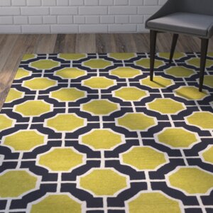 Kiuchi Lime/Navy Area Rug