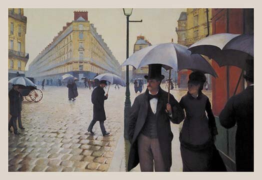 Buyenlarge Paris Street Rainy Day By Gustave Caillebotte Painting Print Wayfair