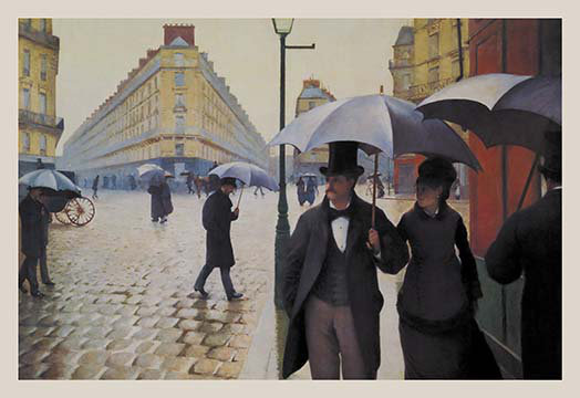 Buyenlarge Paris Street Rainy Day By Gustave Caillebotte