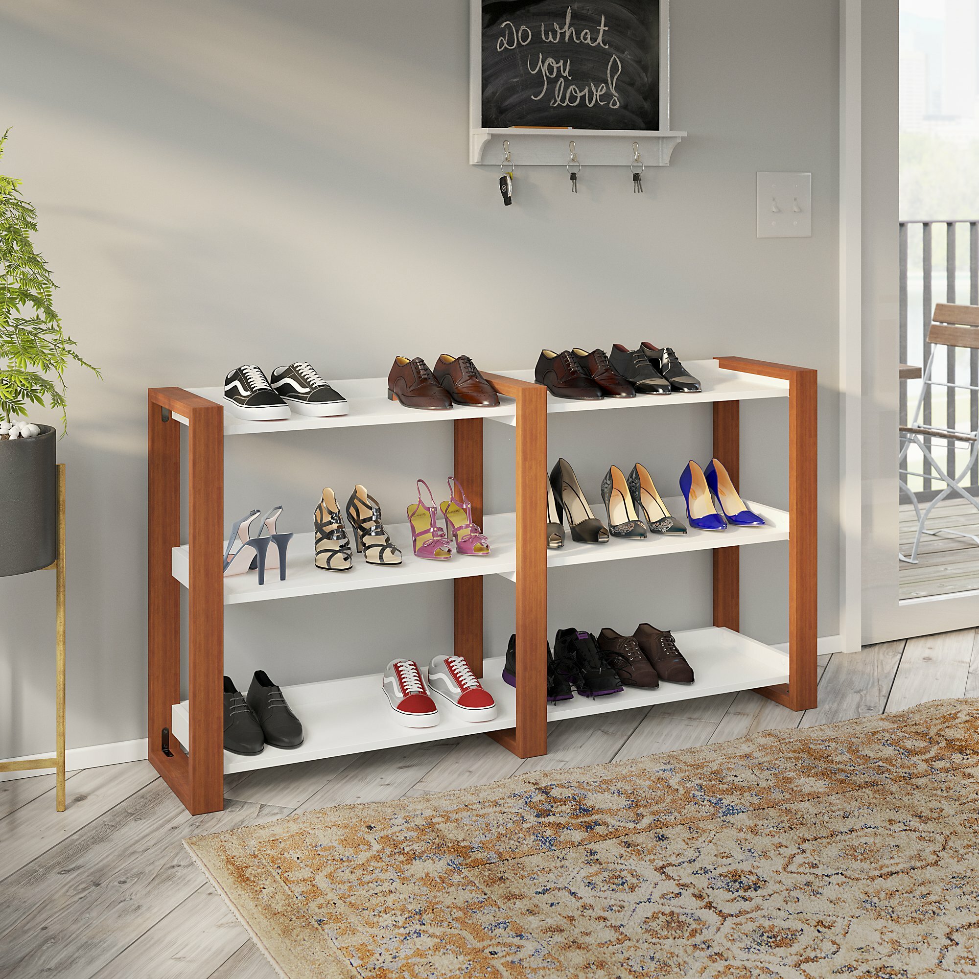 fashionable shoe rack