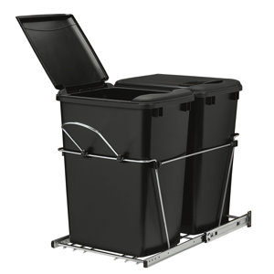 Double Roll 8.75 Gallon Pull Out Trash Can