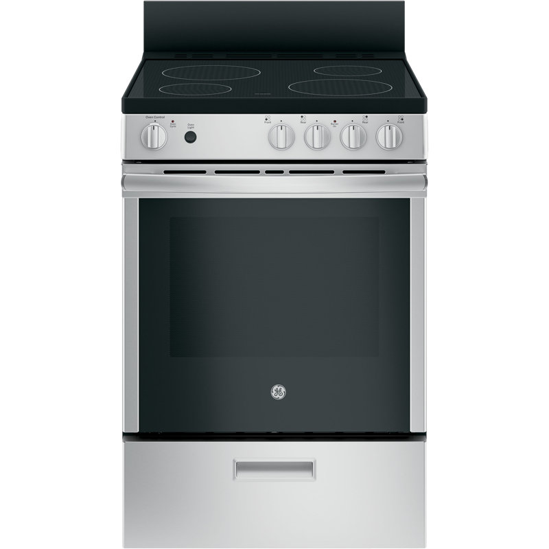 Ge Appliances 24 2 9 Cu Ft Freestanding Electric Range With Steam Clean Reviews Wayfair