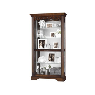 Go to store & view more images Astoria Grand Bogner Lighted Curio Cabinet