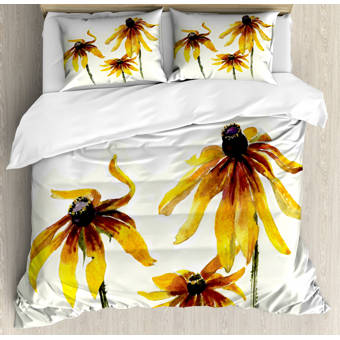 August Grove Lithonia Ruffle Lace Cotton Quilt Set Wayfair