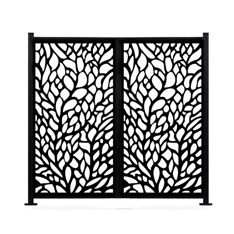 Porpora 4 5 Ft H X 4 5 Ft W Metal Privacy Screen Wayfair