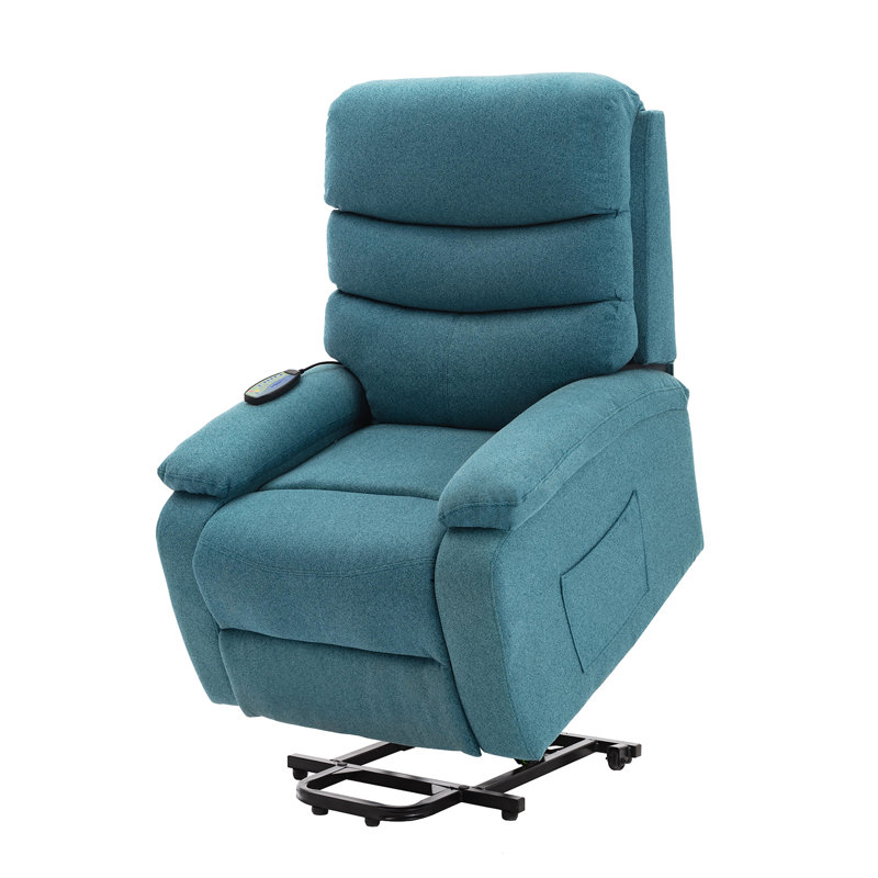 Latitude Run Recliner Chair Electric Power Lift Chair Living Room Chair Single Sofa Ergonomic With Massage Vibration Lumbar Heating 2 Side Pockets Motorized 160 Degree Reclining Wayfair