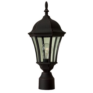 Oakhill 1-Light Black Aluminum Lantern Head