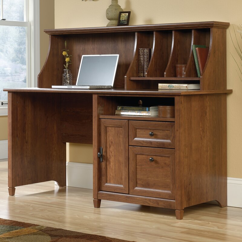 Lark Manor Lemire Desk With Hutch Reviews Wayfair