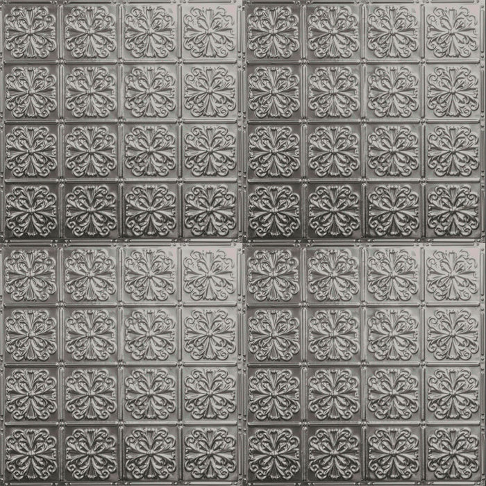 American Tin Ceilings 24 X 24 Metal Wall Paneling In Stainless