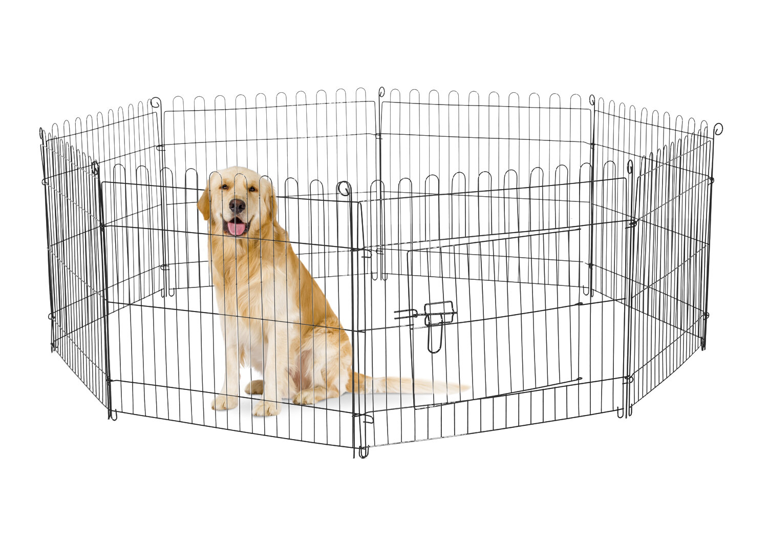 pets folding metal exercise pen