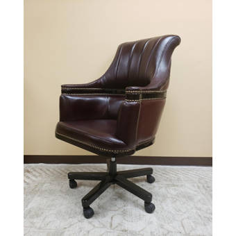 Three Posts Genevieve Mid Back Deluxe Bankers Chair