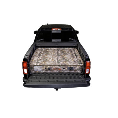 Pittman Outdoor Airbedz PPI-403 12\" Mid Size 6.0'-6.5' Short Bed Truck Air Mattress (with built in Rechargeable Battery Air Pump) Camo INCOMPLETE 