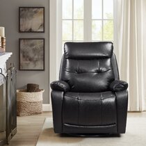 black swivel glider