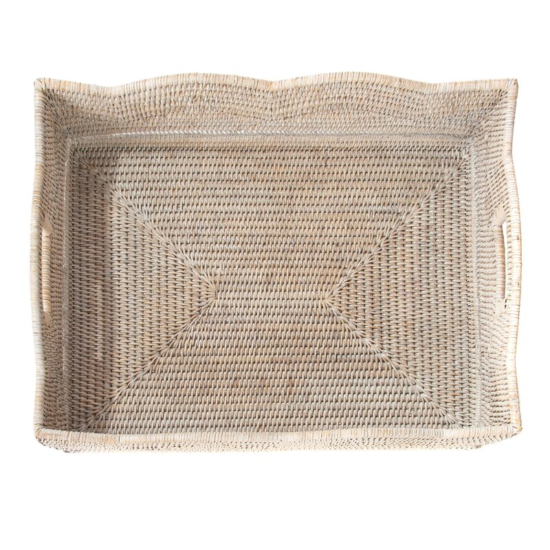 woven ottoman tray