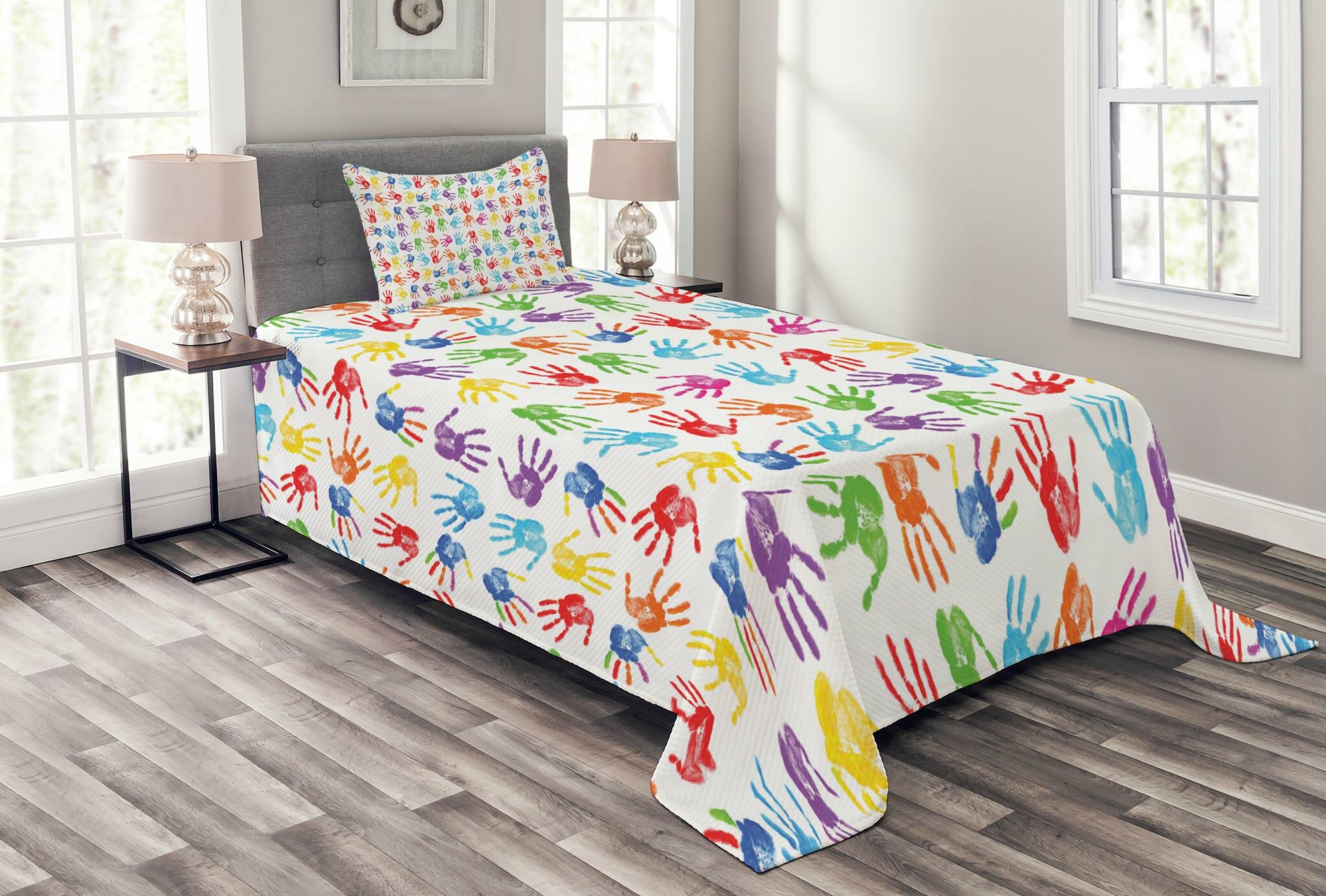 colorful coverlet