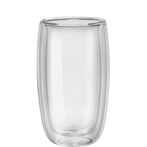 Sorrento Double-Wall Glass Latte Cup Set (Set of 8)