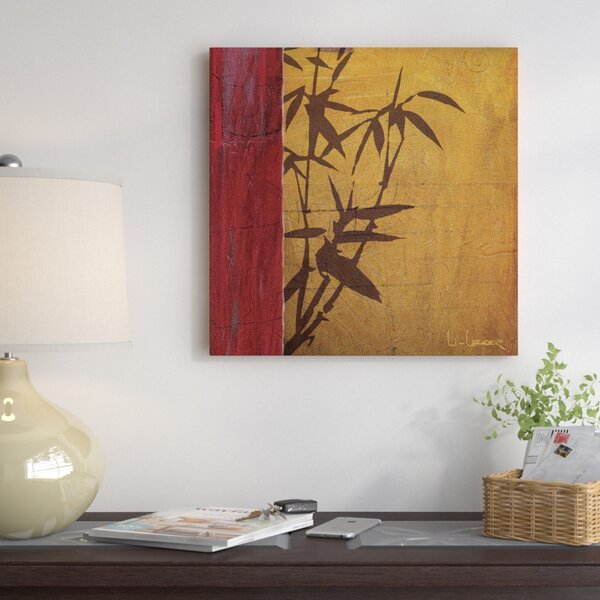 East Urban Home Modern Bamboo I Painting Print On Canvas Wayfair