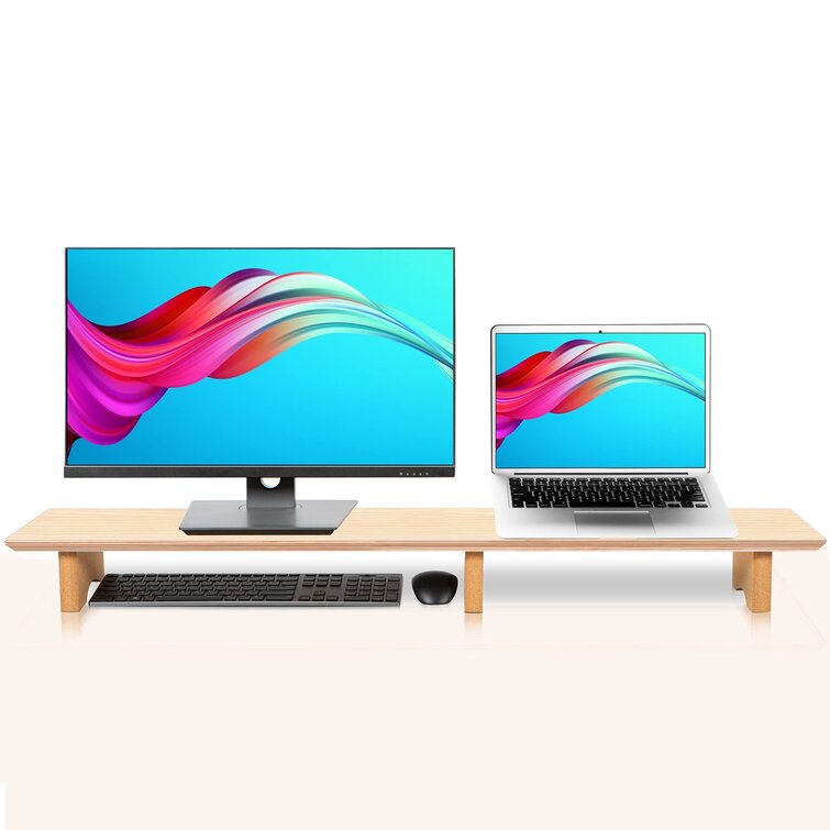 Desktop Monitor Riser TV Stand Desk Organizer Storage Shelf For Computer Laptop 