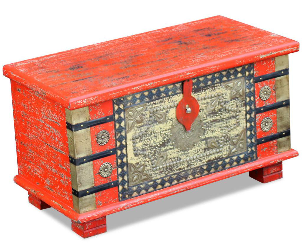 World Menagerie Truhe Taranto Farbe: Rot