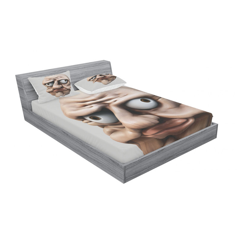 East Urban Home Humor Grumpy Internet Troll Face With Trippy