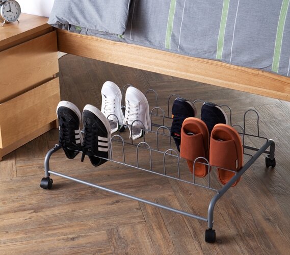 Under the Bed Shoe Organizer Keep Shoes Organized with Storage Up to 12 Pair NEW 