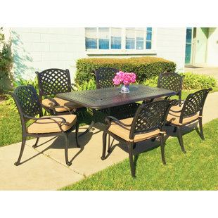 Go to store & view more images Beadle 7 Piece Sunbrella Dining Set with Cushions by Darby Home Co
