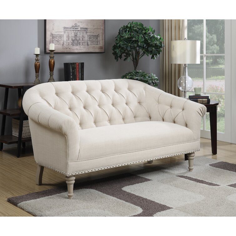 Alcott Hill® Adelhard 64.25'' Flared Arm Settee | Wayfair