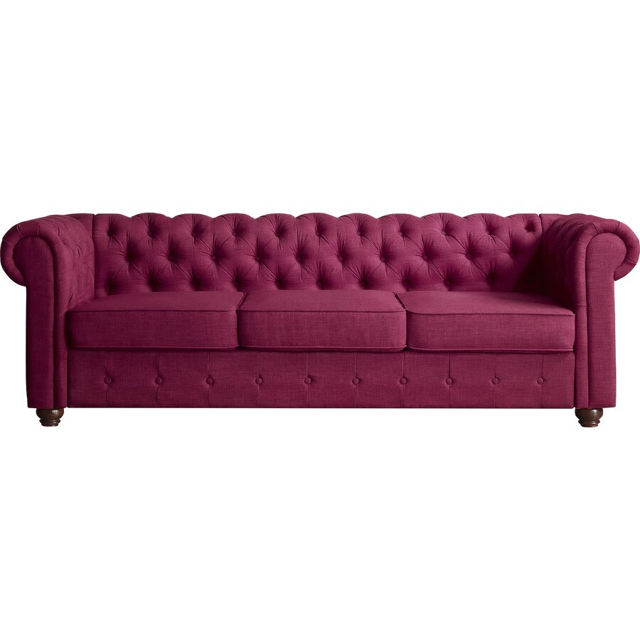 Quitaque Chesterfield 84" Rolled Arm Sofa