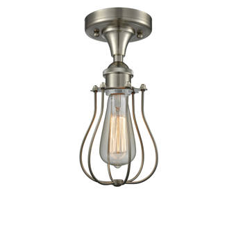 Gracie Oaks Nyle 1 Light 9 Simple Cone Semi Flush Mount Reviews Wayfair