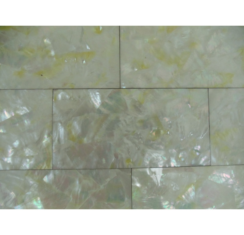 Matrix Z Seatile 3 X 6 Natural Shell Peel Stick Mosaic Tile