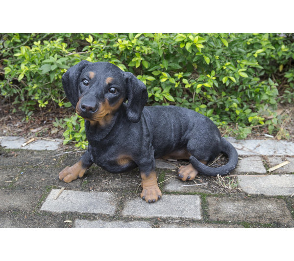 plastic dachshund figurine