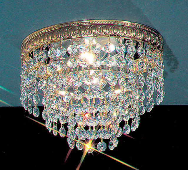 House Of Hampton Genevieve Crystal Light Semi Flush Mount Reviews Genevieve Crystal Light Semi Flush Mount