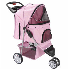 pink cat stroller