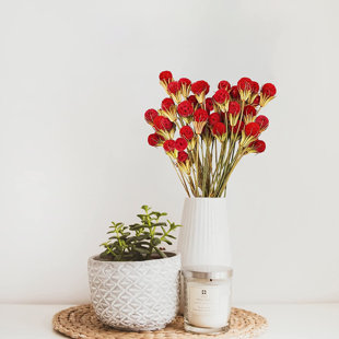 Transparent vase acrylic flower dried flower leaf simple art decoration creative holiday gift