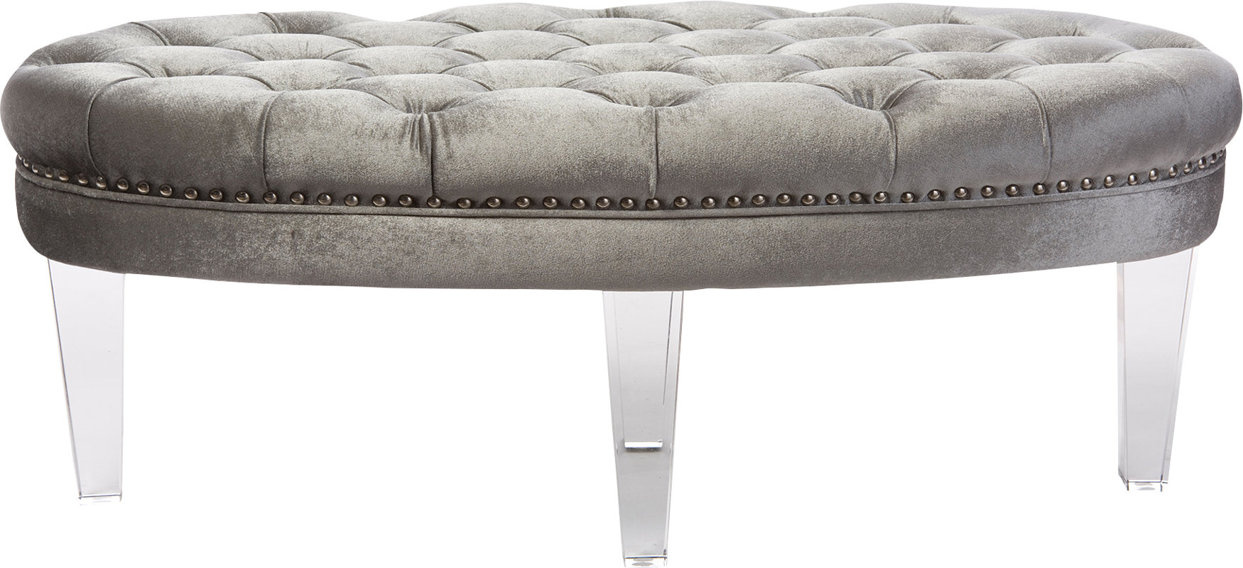 Wholesale Interiors Baxton Studio Oval Microsuede Fabric - Defaultname wholesale interiors baxton studio oval microsuede fabric - defaultname