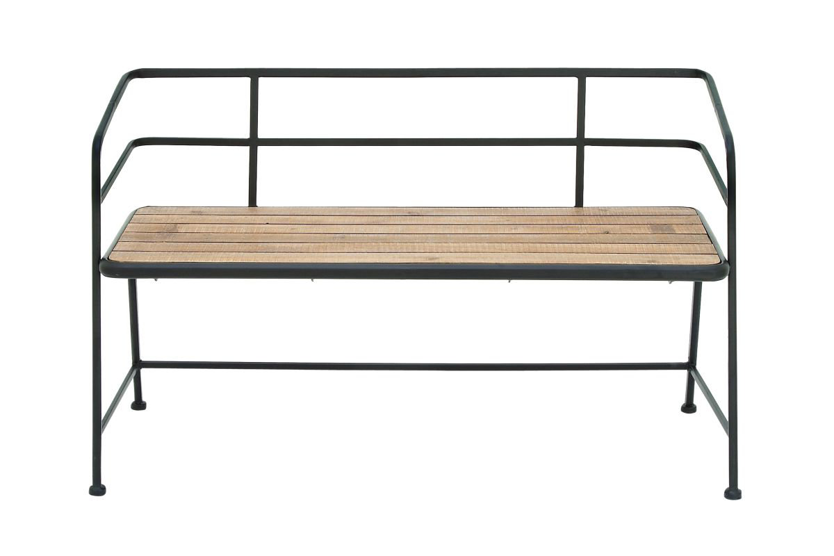 Modern Storage Benches Allmodern - Idell Metal And Wood Entryway Bench modern storage benches allmodern - idell metal and wood entryway bench