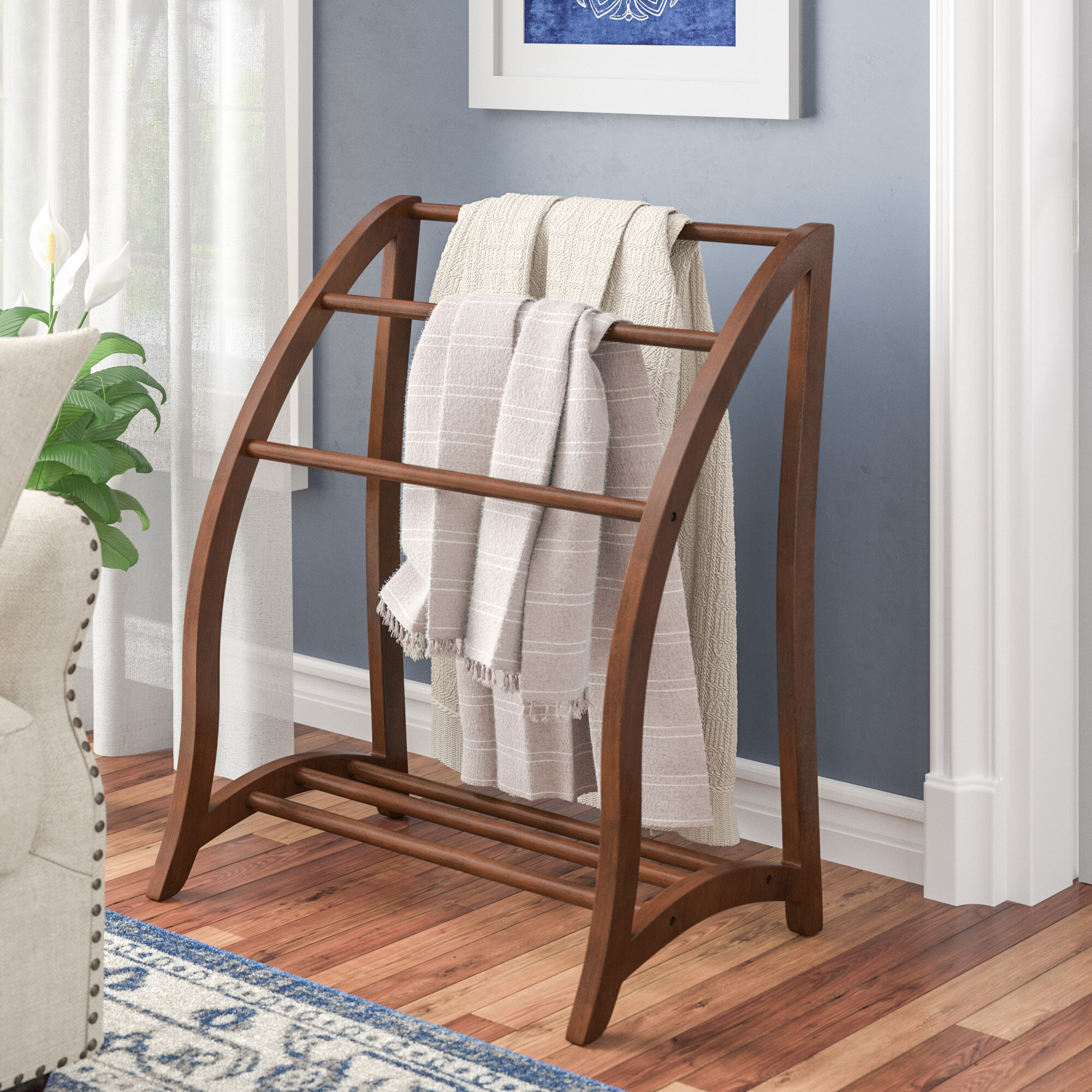 Wood Blanket Ladders Racks You Ll Love In 2021 Wayfair