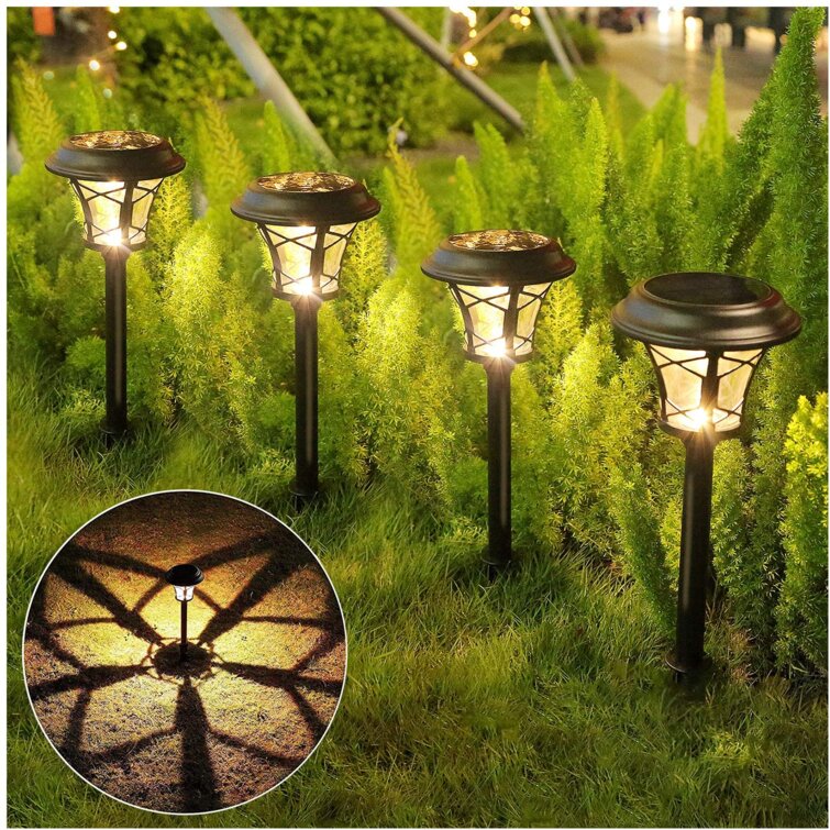 6 Pack Solar Powered Garden Light Patio Outdoor Pathway Led Landscape Lawn Lamp! 