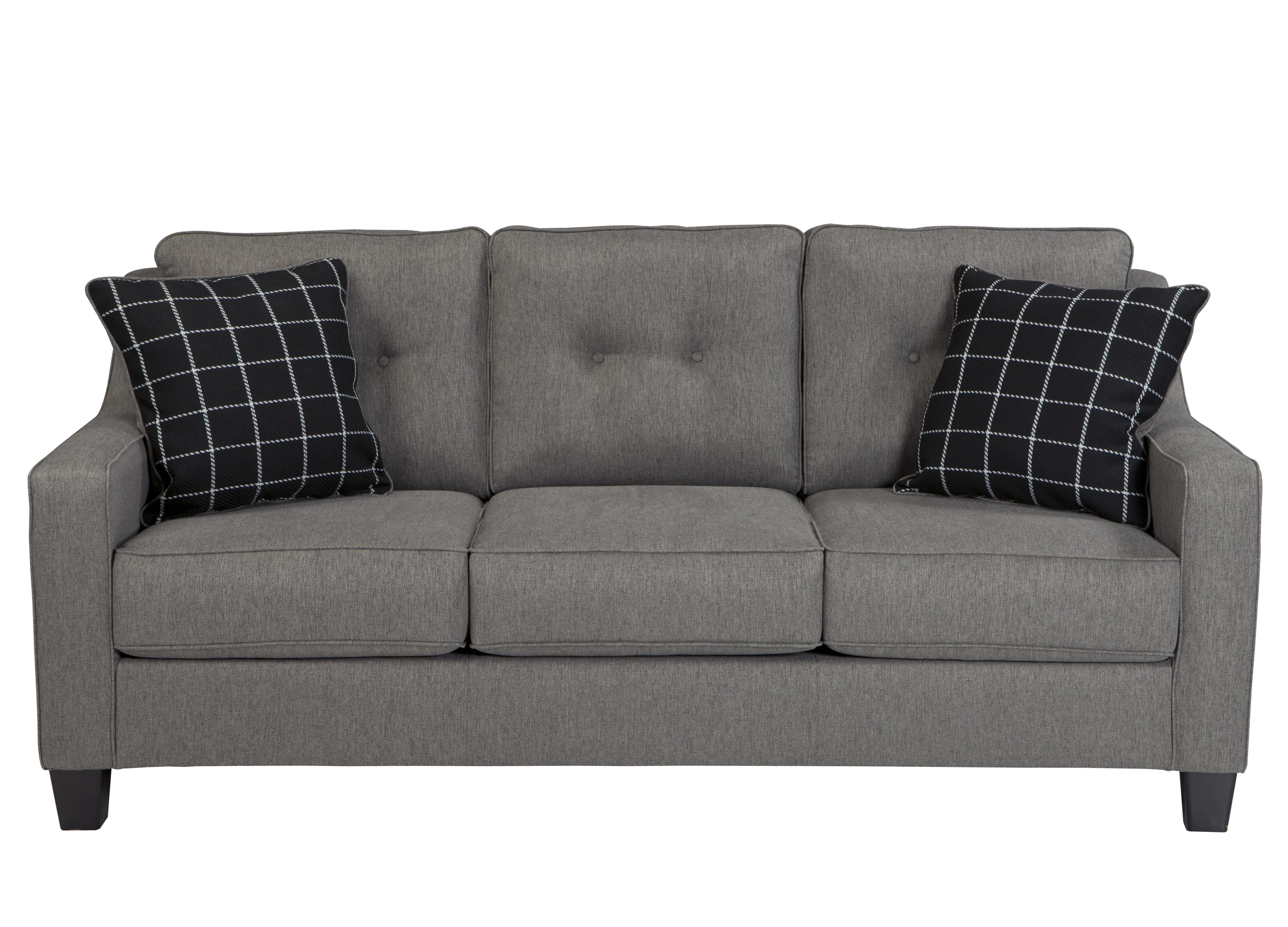 Laude Run Tufted Box Cushioned Queen Size Sofa Sleeper With Laude Run Tufted Box Cushioned Queen