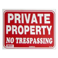 36x24 No Trespassing CGSignLab Basic Black Premium Acrylic Sign 