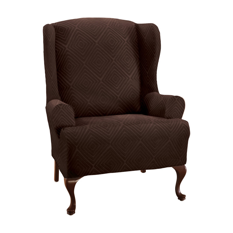 Diamond T Cushion Wingback Slipcover