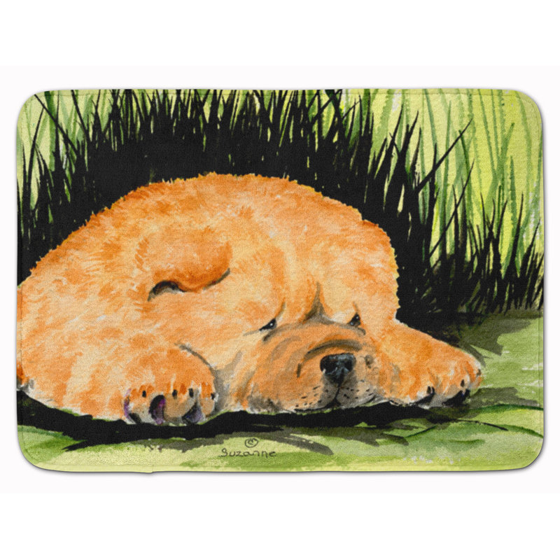 East Urban Home Chow Chow Rectangle Microfiber Non Slip Bath Rug Wayfair