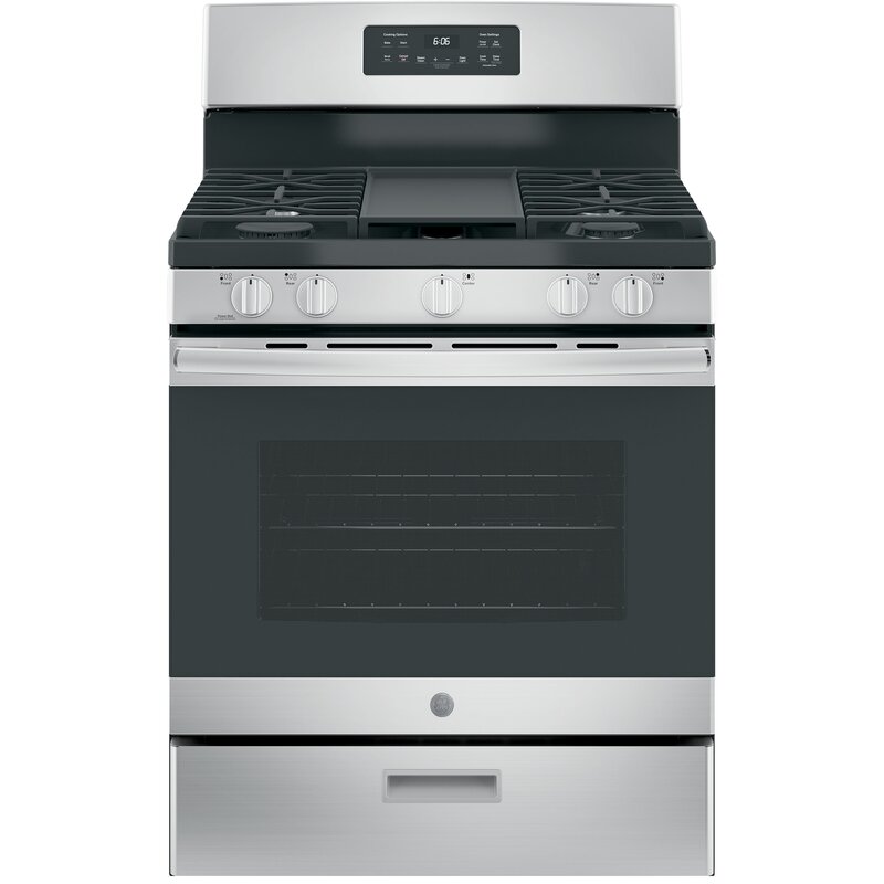 Ge Appliances 30 5 Cu Ft Freestanding Gas Range With Griddle