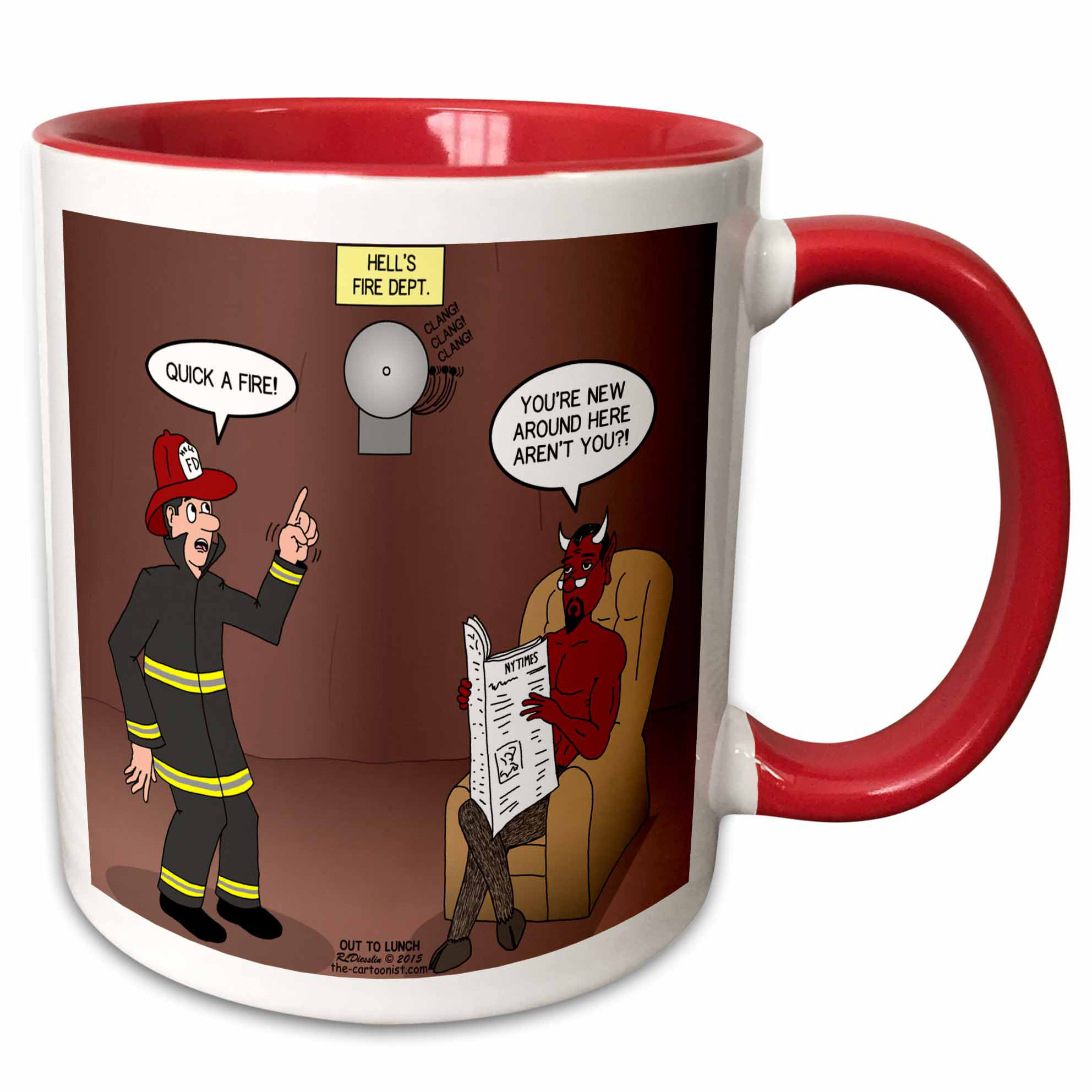 Symple Stuff Rowen Hells Fire Department Coffee Mug Wayfair