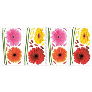 Deco Gerber Daisies Wall Decal