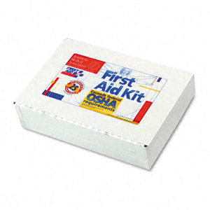 First Aid Kit for 25 People, 106 Pieces, Osha Compliant, Metal Case