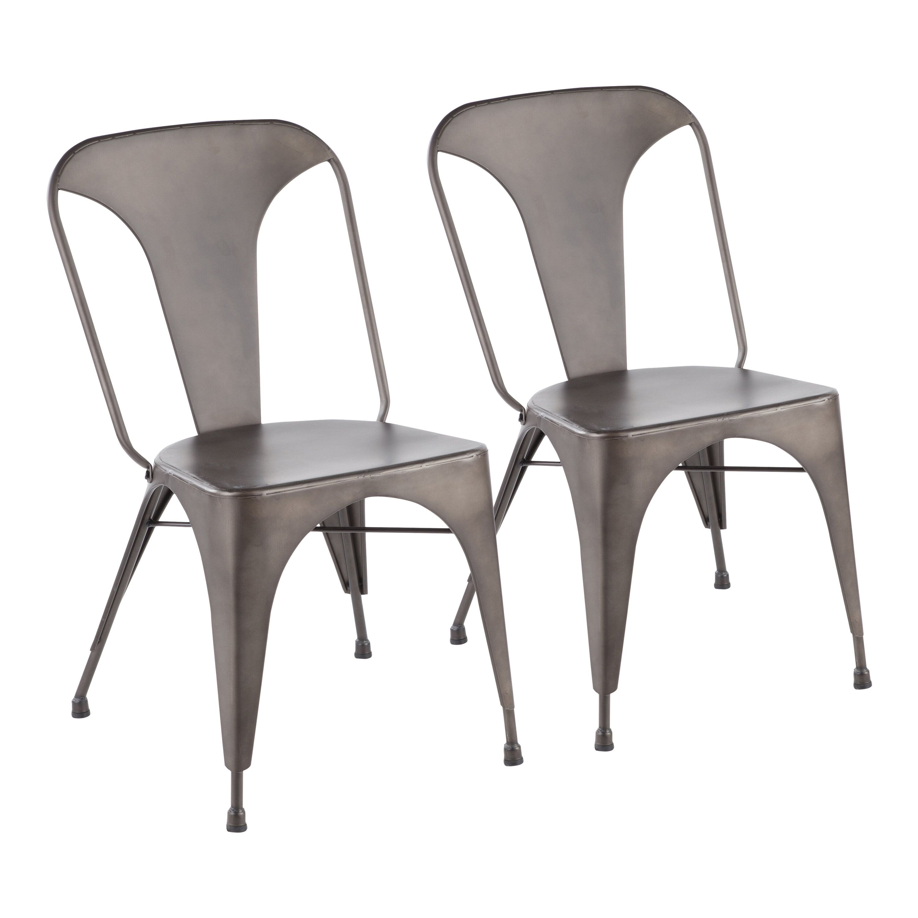 metal chairs