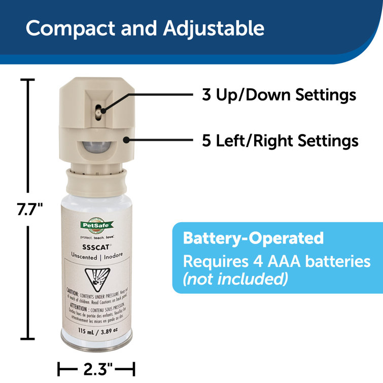 petsafe deterrent spray